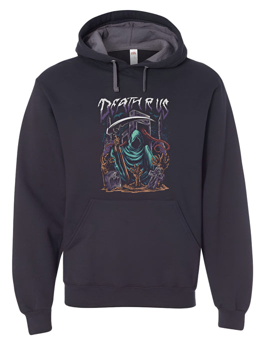 Graveyard Teal/Purple Hoodie